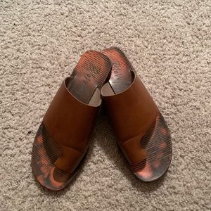 Blowfish tan sandals